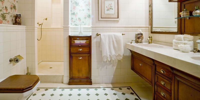 Bathroom Outdated Floor Coverings
