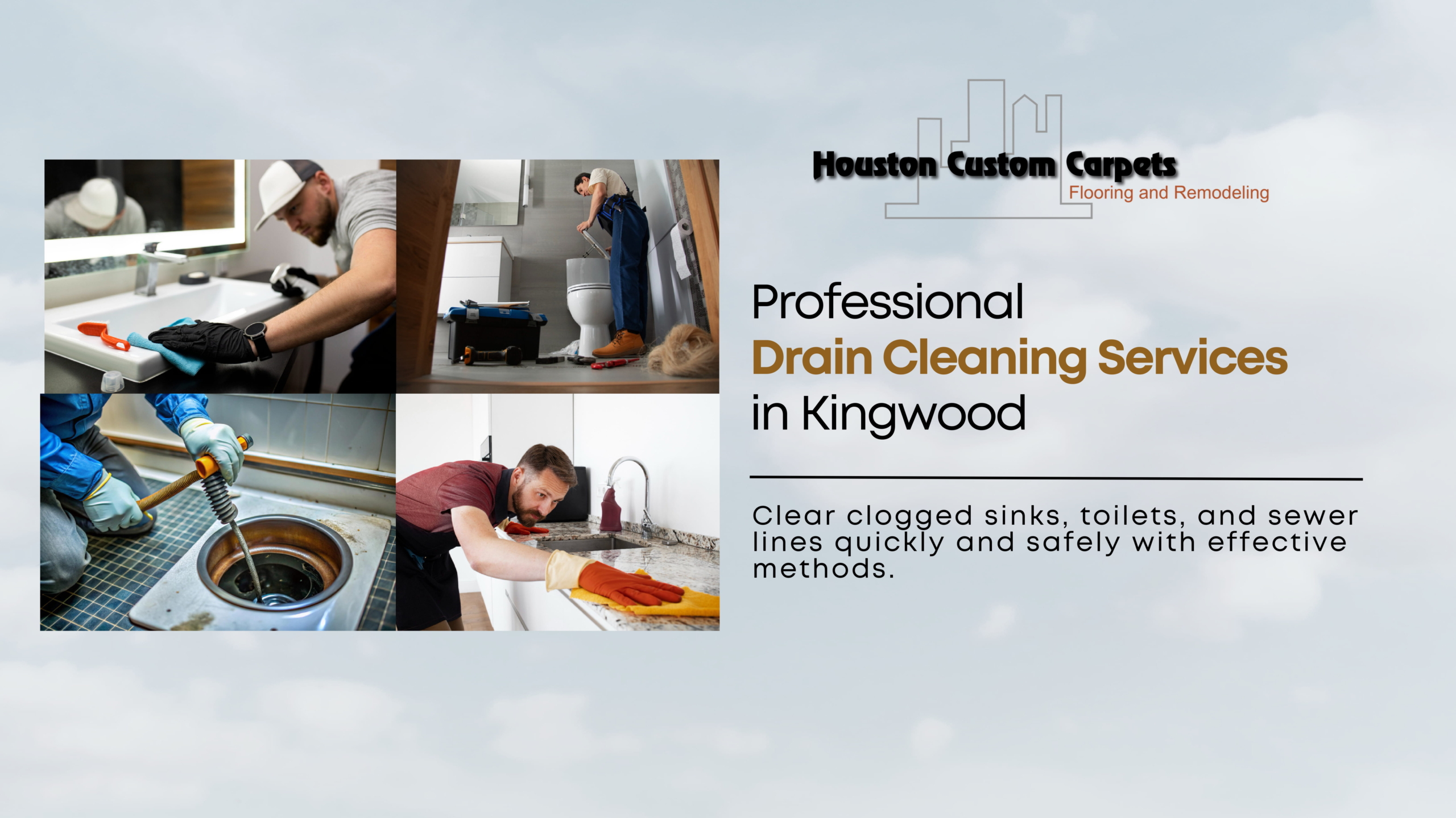 Drain Cleaning Services in Kingwood That Keep Your Home Safe